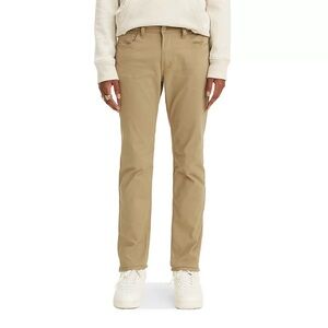 Levi’s 511 Slim All Seasons Tech Pants Tan Straight-Leg Stretch 28x30 Pockets